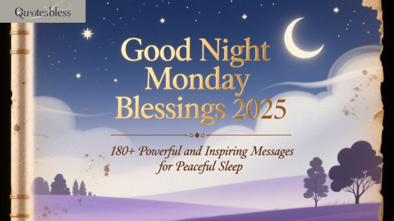 Good Night Monday Blessings