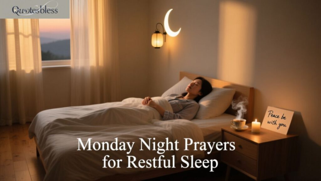 Monday Night Prayers for Restful Sleep
