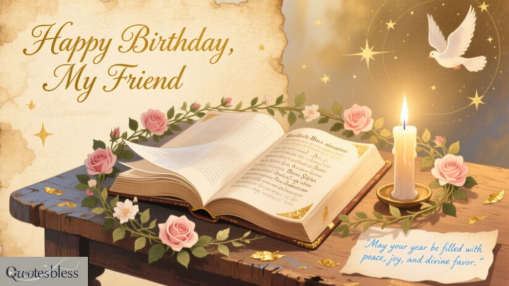 Scripture Birthday Blessings for a Friend