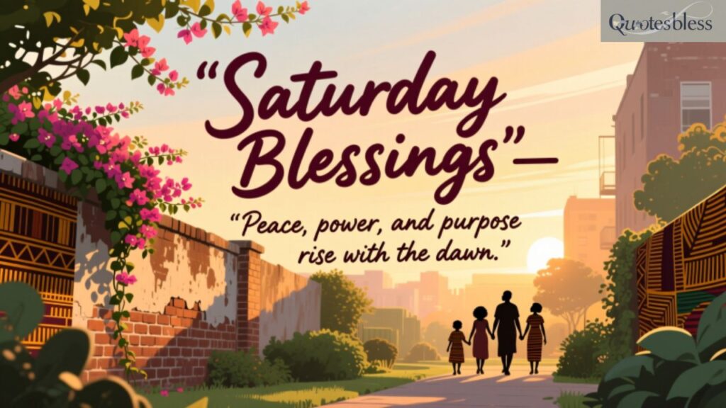 Saturday blessings African American quotes