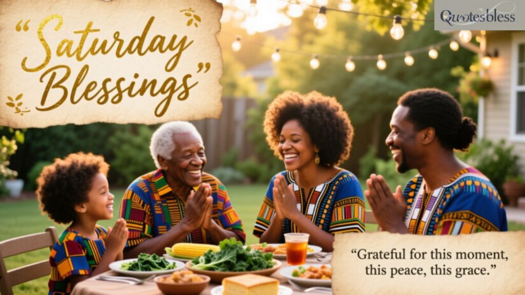 Saturday blessings African American images and quotes